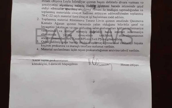 Şagirdi döydüyü iddia edilən müəllimin günahsızlığı sübut olundu - RƏSMİ/FOTO