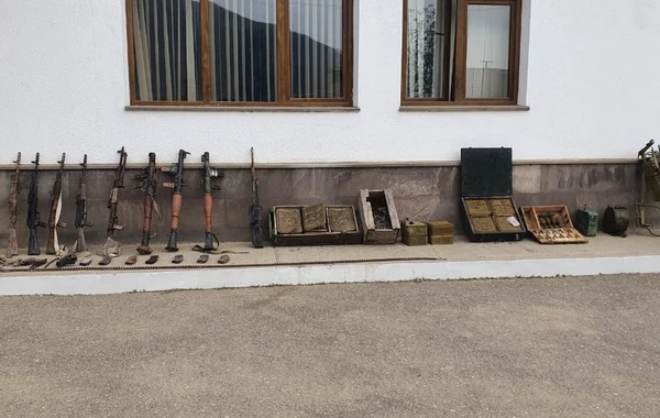 Xocavənddə xeyli sayda silah-sursat aşkarlandı