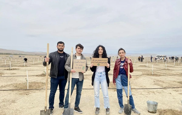 "Yer Günü 2022” münasibətilə kütləvi ağacəkmə aksiyası keçirilib - FOTO
