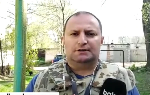 Baku TV əməkdaşı Ukraynadan xəbər verir - VİDEO