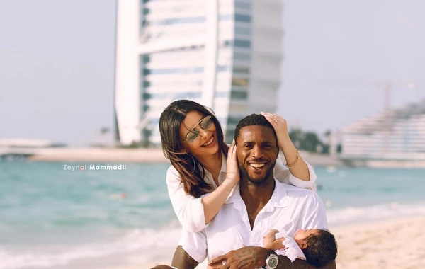 Kamerunlu futbolçunun azərbaycanlı həyat yoldaşı ilə Dubay FOTOSESSİYASI