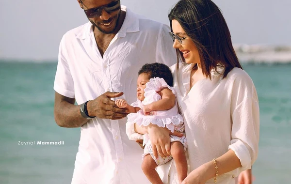 Kamerunlu futbolçunun azərbaycanlı həyat yoldaşı ilə Dubay FOTOSESSİYASI