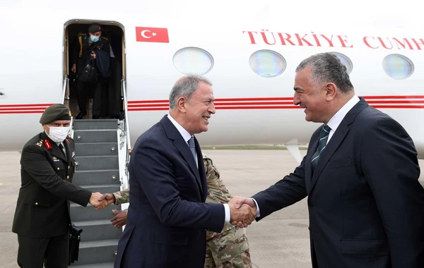 Hulusi Akar və həmkarları Ukrayna üçün Almaniyada toplaşdı - FOTO/VİDEO