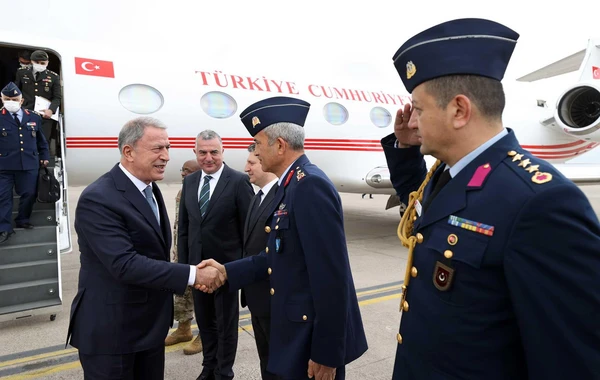 Hulusi Akar və həmkarları Ukrayna üçün Almaniyada toplaşdı - FOTO/VİDEO