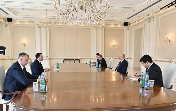 Prezident İlham Əliyev Gürcüstanın xarici işlər nazirini qəbul edib