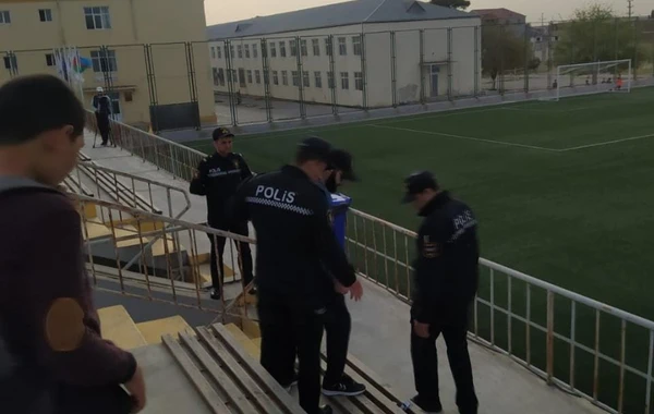 Səs-küy salan azarkeşin stadiondan çıxarılmasına DİN-dən REAKSİYA - FOTO - YENİLƏNİB