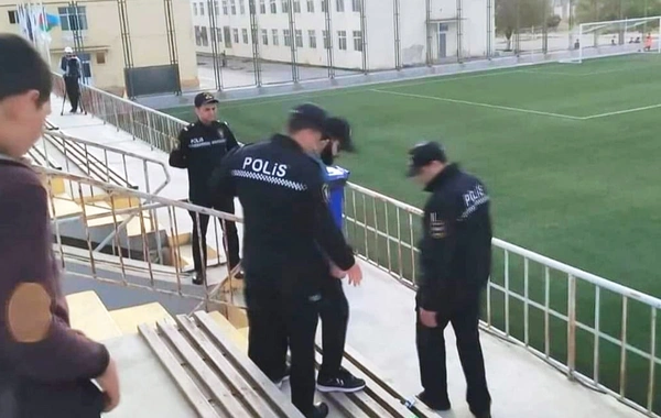 Səs-küy salan azarkeşin stadiondan çıxarılmasına DİN-dən REAKSİYA - FOTO - YENİLƏNİB