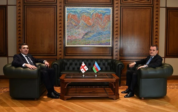 Bayramov və Darçiaşvili birgə mətbuat konfransı keçiriblər – YENİLƏNİB 2 - VİDEO