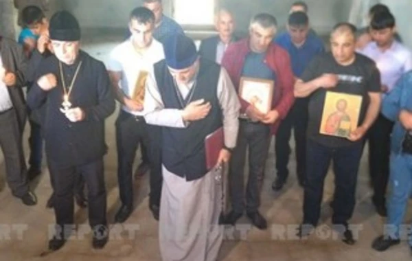 Hadrutdakı İoan məbədində ermənilərin dağıdıb gizlətdiyi qədim qəbir daşları aşkarlandı - FOTO