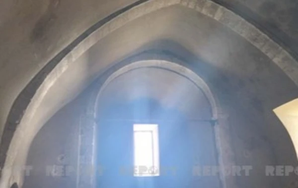 Hadrutdakı İoan məbədində ermənilərin dağıdıb gizlətdiyi qədim qəbir daşları aşkarlandı - FOTO