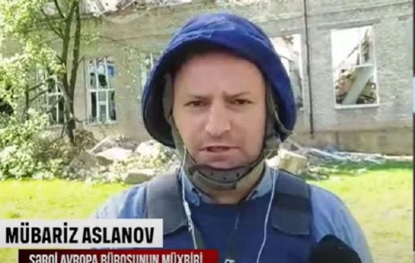 BAKU.TV əməkdaşı Ukraynadan xəbər verir - VİDEO