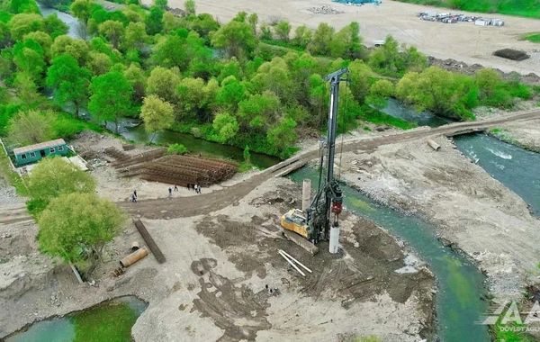 Qubadlı-Eyvazlı avtomobil yolunun tikintisi davam etdirilir - FOTO