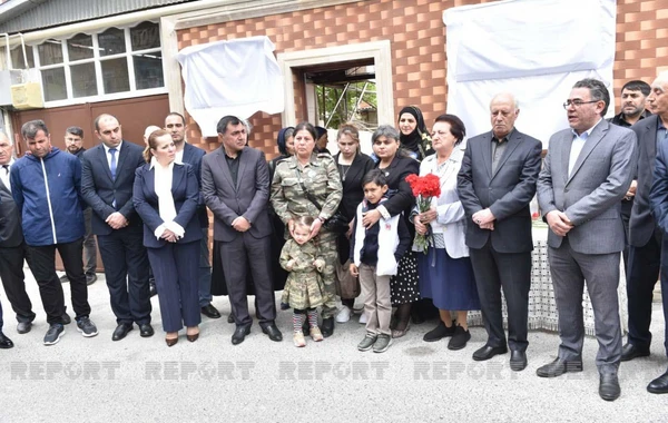 Bakıda şəhid jurnalistin xatirəsi əbədiləşdirilib - FOTO