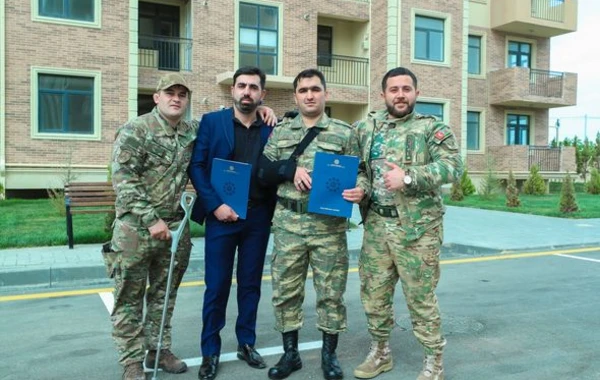 Bakıda 200 mənzil şəhid ailələri və müharibə əlillərinə təqdim edildi - FOTO