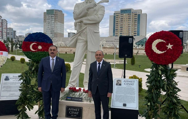 В Анкаре состоялось открытие памятника Ахмеду Джаваду - ФОТО