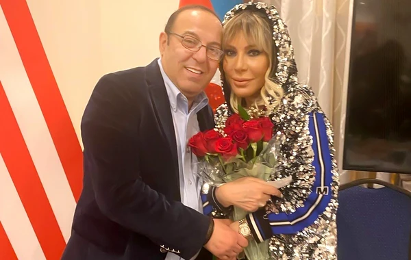 Brilliant Dadaşova Elarizlə bir arada - FOTO