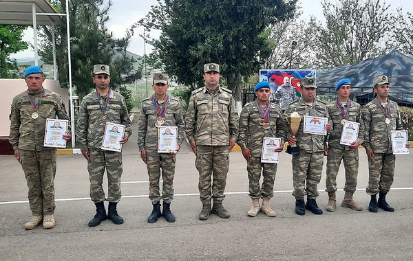 Hərbi qulluqçular arasında yarışlar keçirilib - FOTO/VİDEO