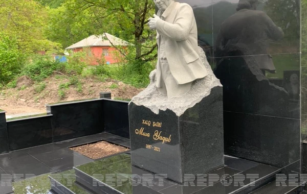 Musa Yaqubun qəbirüstü abidəsinin açılışı olub - FOTO