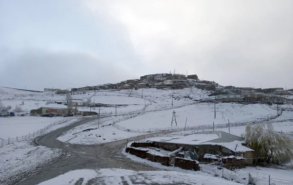 В Азербайджане выпало 3 см снега - ФОТО
