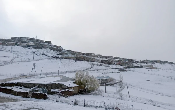 В Азербайджане выпало 3 см снега - ФОТО