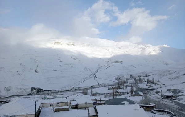 В Азербайджане выпало 3 см снега - ФОТО