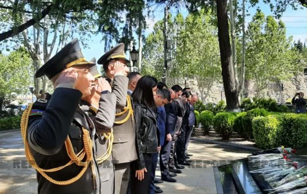 Gürcüstanda Heydər Əliyevin xatirəsi anılır - FOTO