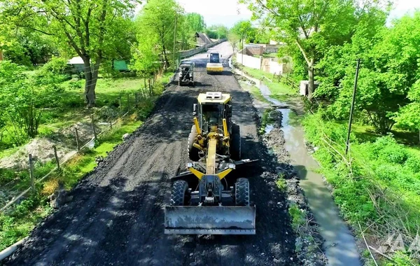 Əliabad-Bəhmətli-Kürdəmir-Lahıc yolunun yenidən qurulmasına başlanılıb – FOTO/VİDEO