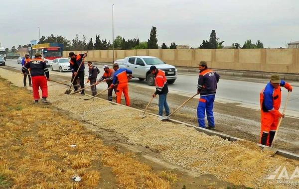 Bakının böyük prospektlərini birləşdirən küçə təmir olunur - FOTO/VİDEO