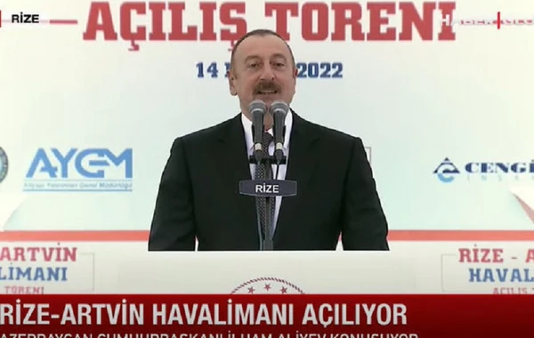 Haber Global подготовил сюжет о важных заявлениях Ильхама Алиева в Ризе - ВИДЕО