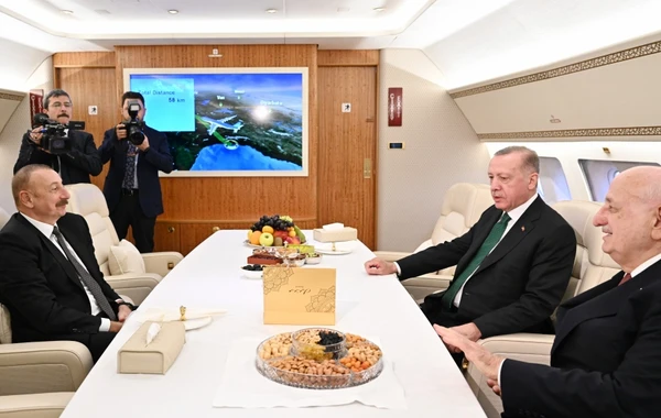 Ильхам Алиев и Эрдоган приняли участие в открытии аэропорта Ризе-Артвин - ВИДЕО