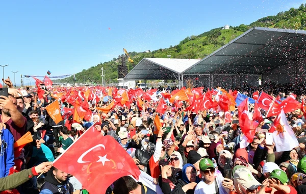 Ильхам Алиев и Эрдоган приняли участие в открытии аэропорта Ризе-Артвин - ВИДЕО