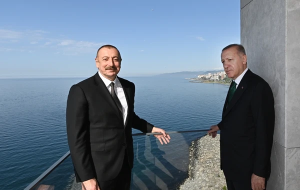 Ильхам Алиев и Эрдоган приняли участие в открытии аэропорта Ризе-Артвин - ВИДЕО