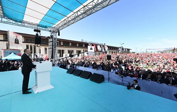 Ильхам Алиев и Эрдоган приняли участие в открытии аэропорта Ризе-Артвин - ВИДЕО