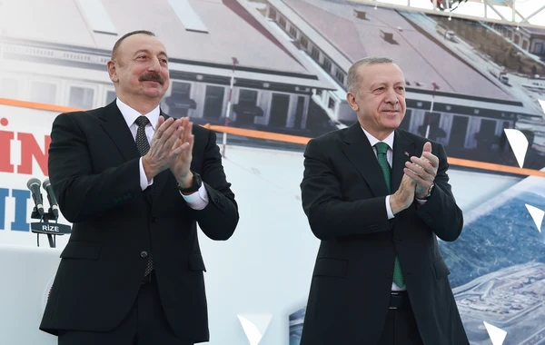 Ильхам Алиев и Эрдоган приняли участие в открытии аэропорта Ризе-Артвин - ВИДЕО