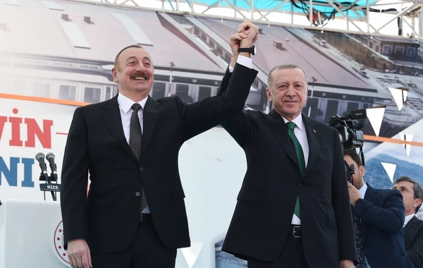 Ильхам Алиев и Эрдоган приняли участие в открытии аэропорта Ризе-Артвин - ВИДЕО