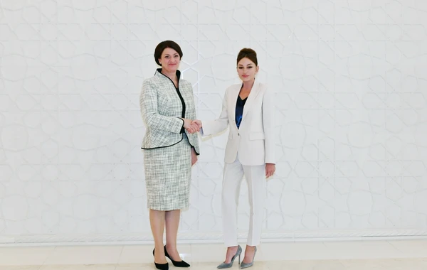 Azərbaycanın və Litvanın birinci xanımlarının görüşü olub - FOTO