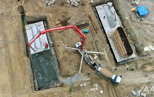Füzuli-Ağdam avtomobil yolunun inşası davam edir - FOTO
