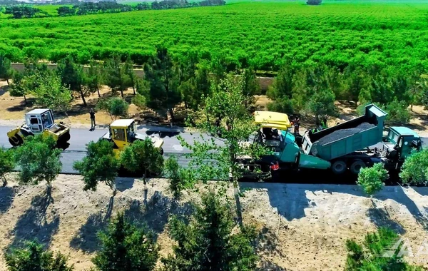 Qala-Şüvəlan yolu yenidən qurulur - FOTO/VİDEO