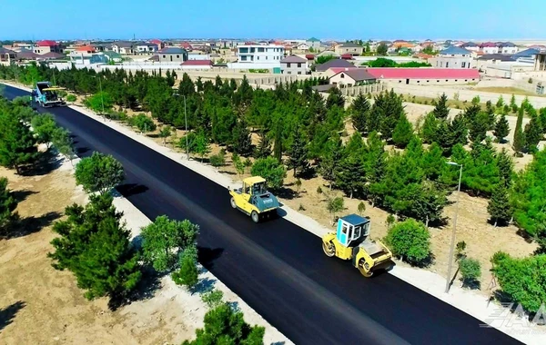 Qala-Şüvəlan yolu yenidən qurulur - FOTO/VİDEO