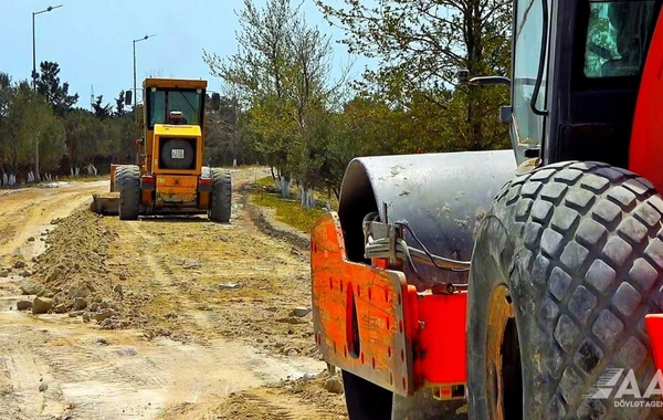 Qala-Şüvəlan yolu yenidən qurulur - FOTO/VİDEO