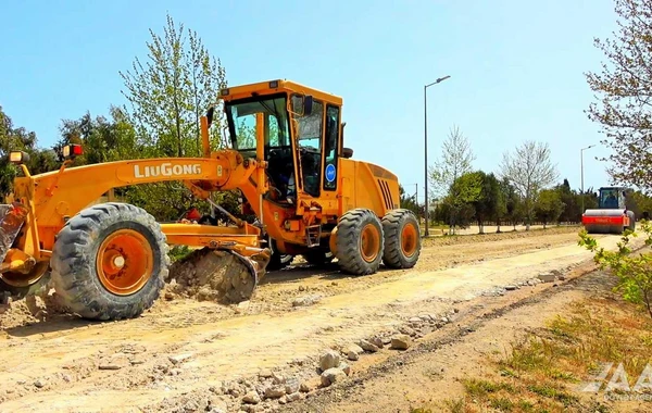 Qala-Şüvəlan yolu yenidən qurulur - FOTO/VİDEO
