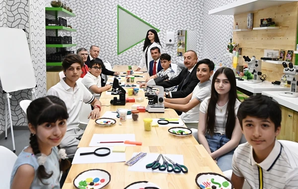 Президенты Азербайджана и Турции приняли участие в открытии центров ASAN xidmət и Bilim Bakı - ФОТО
