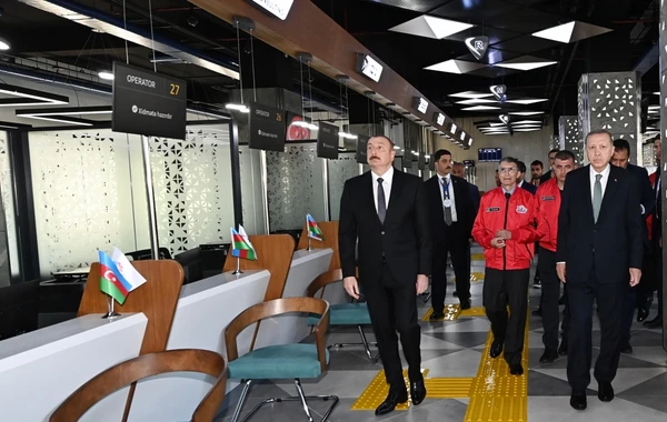 Президенты Азербайджана и Турции приняли участие в открытии центров ASAN xidmət и Bilim Bakı - ФОТО