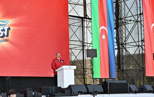 Ильхам Алиев и Эрдоган приняли участие в фестивале TEKNOFEST Azerbaijan - ВИДЕО