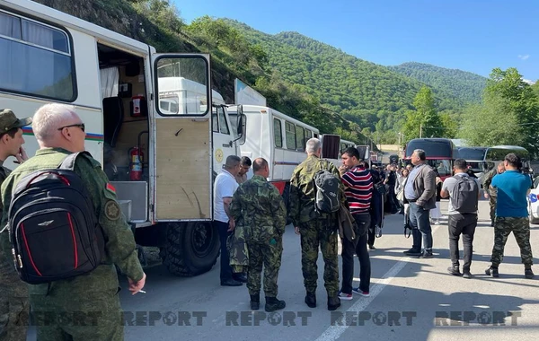 Xarici diplomatların Kəlbəcərə səfəri başlayıb - FOTO