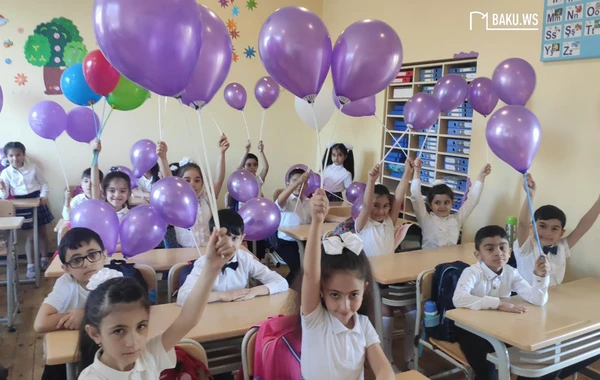 Bakı məktəblərində Uşaqların Beynəlxalq Müdafiəsi günü qeyd edilib - FOTO
