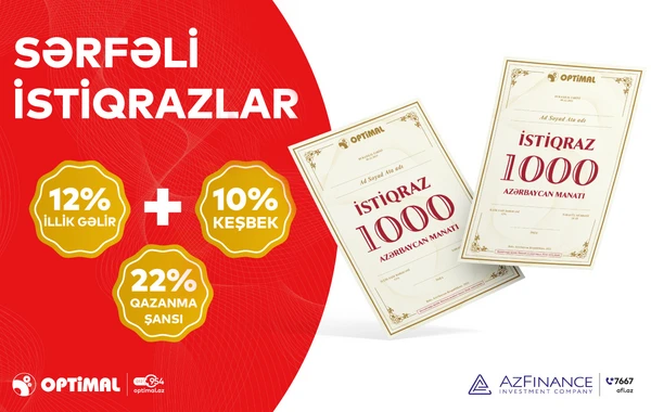 “Optimal İstiqrazları” 22% gəlir qazandırır