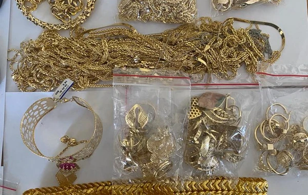 İrandan Azərbaycana 11 kq-a yaxın qızılın qanunsuz keçirilməsinin qarşısı alınıb - FOTO