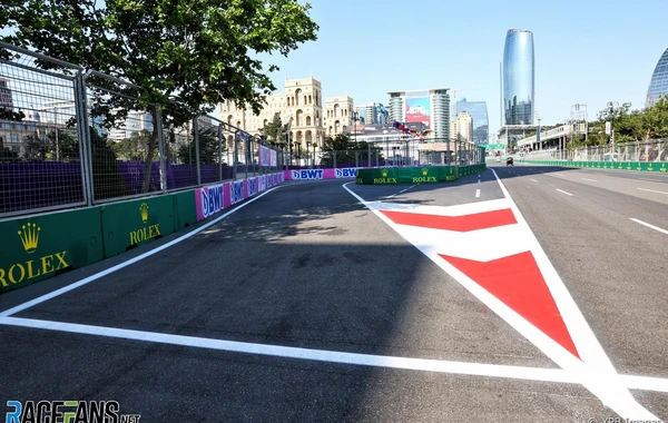 "Formula 1" pilotları Bakıda - FOTO