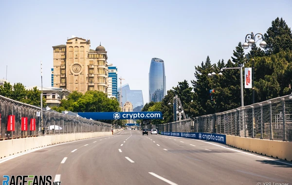 "Formula 1" pilotları Bakıda - FOTO